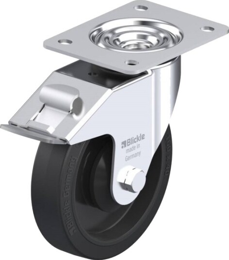 Blickle 754469 Le-Poev 161Ka-Fi Styrehjul Med Brems Hjuldiameter 160 Mm Bæreevne (Maks.) 300 Kg 1 Stk