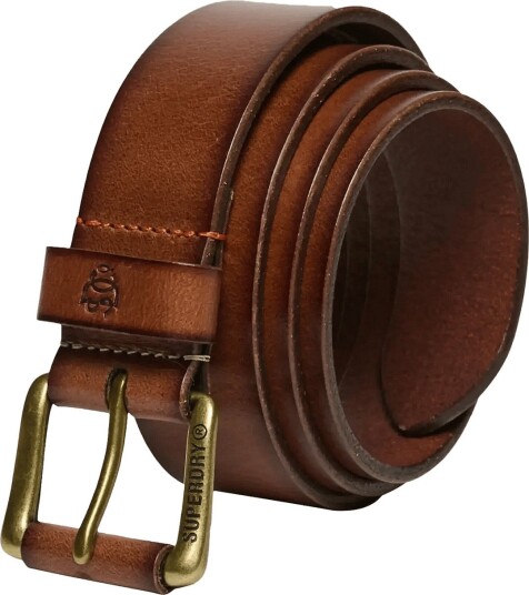Superdry Classic Leather Belt   TAN   XL