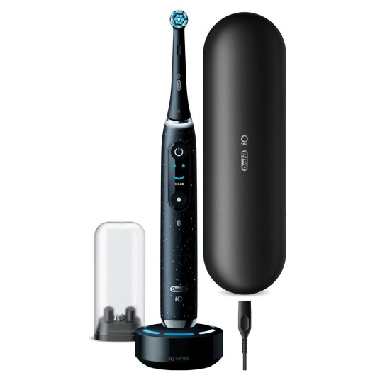 Oral-B iO Series 10 Elektrisk Tannbørste Sort med 7 Børsteinnstillinger Oral-B iO Series 10 Elektrisk Tannbørste Sort med 7 Børsteinnstillinger