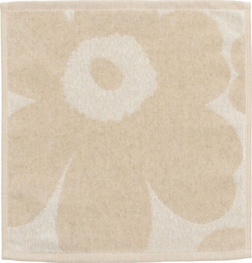 Unikko Ansiktshåndkle 30x30 cm Off white / Linen
