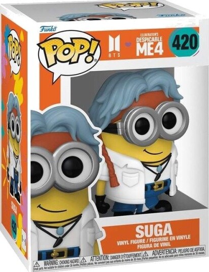 Northix BTS x Despicable Me 4 Funko Pop! Vinylfigur Suga