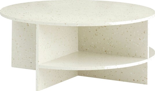 Halves Salongbord 85 cm Off white Terrazzo