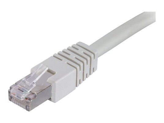 Deltaco 50m Cat 6 RJ-45 Koblingskabel grå