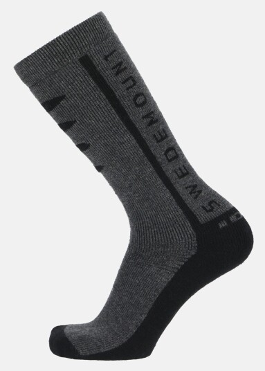 Swedemount IDRE ALPINE WOOL SOCK CHARCOAL 43 46 Skistrømper