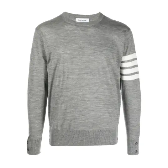Thom Browne Herre Strikkevarer Grå 2XL, Thom Browne Herre Strikkevarer Grå 2XL,