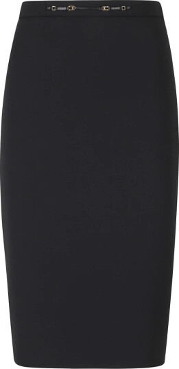 Elisabetta Franchi Dame Skjørt Svart XS, Elisabetta Franchi Dame Skjørt Svart XS,