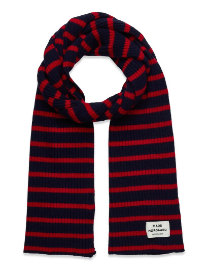 Mads Nørgaard Yota Grafenau Scarf - Red - ONE SIZE