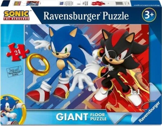 Ravensburger Gigant Gulvpuslespill 24 Brikker Sonic the Hedgehog