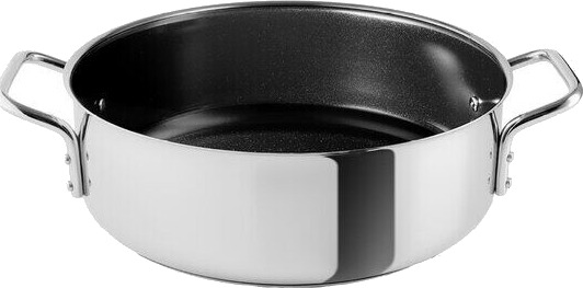 Eva Trio Stainless Steel sautégryte 3,5L keramisk Slip-Let® belegg
