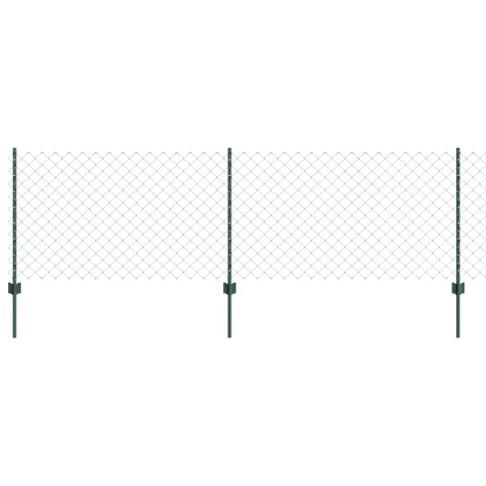  Gjerde med innlegg. grønn 0.8 x 10 m Stål