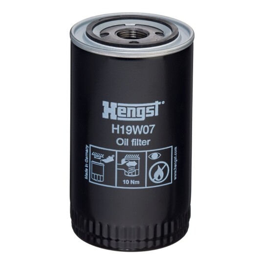 Oljefilter HENGST FILTER H19W07 Oljefilter HENGST FILTER H19W07