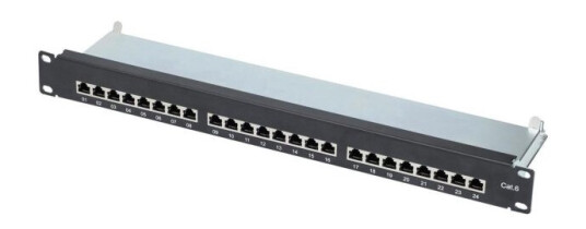 Renkforce 24 Port Netzwerk-Patchpanel Cat 6 1 He