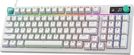 Logitech G G316 X 98 Gamingtastatur Engelsk hvit 920-014231