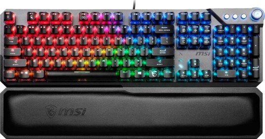 MSI Vigor GK71 Sonic Blue Mekanisk Gamingtastatur med RGB