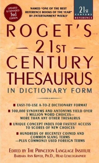 Roget'S 21st Century Thesaurus, Third Edition Av Barbara Ann Kipfer