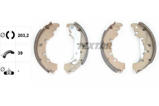 Bremsesko sett TEXTAR 91057300