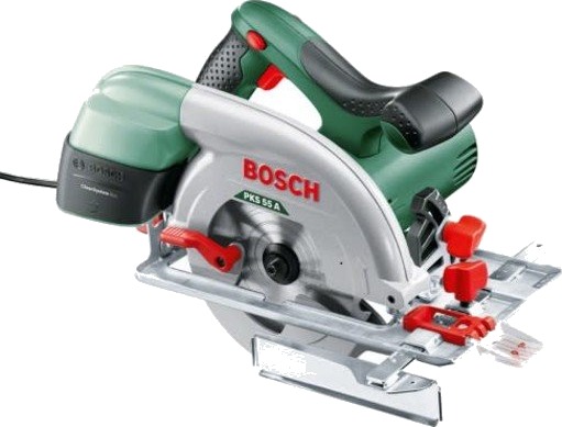 Bosch Sirkelsag PKS 55 A 160mm 1200W Bosch Sirkelsag PKS 55 A 160mm 1200W