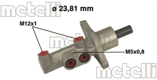 Hovedbremsesylinder METELLI 05-0475