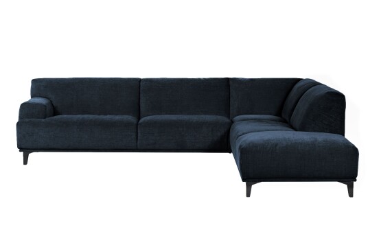 Furninova Rocco sofagruppe Eros midnatt blå Kombination 4 Høyre Brun