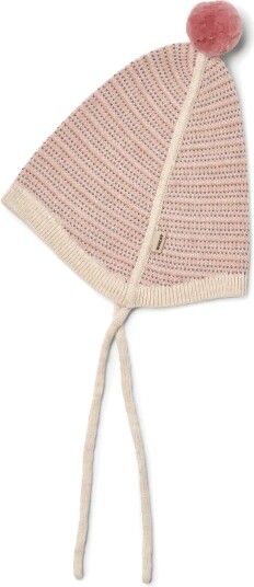Wheat Knit Bonnet Liro ROSE 9 24M