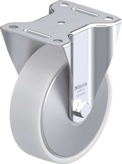 Blickle 712125 B-Po 160R-Fa Hurtig Hjul, Fast Hjul, Hjuldiameter 160 Mm, Bæreevne Maks. 400 Kg 1 Stk