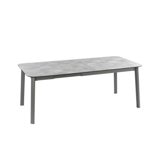 ORON TABLE 150/190x100 cm HPL Top + Legs Cement