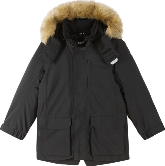 Reima Kids' Reimatec Winter Jacket Ajaton Black 140 Reima Kids' Reimatec Winter Jacket Ajaton Black 140
