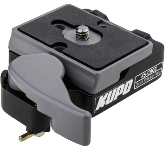 Kupo KS-CB02 Quick Release Camera Plate Hurtigfeste Med Festeplate RC2
