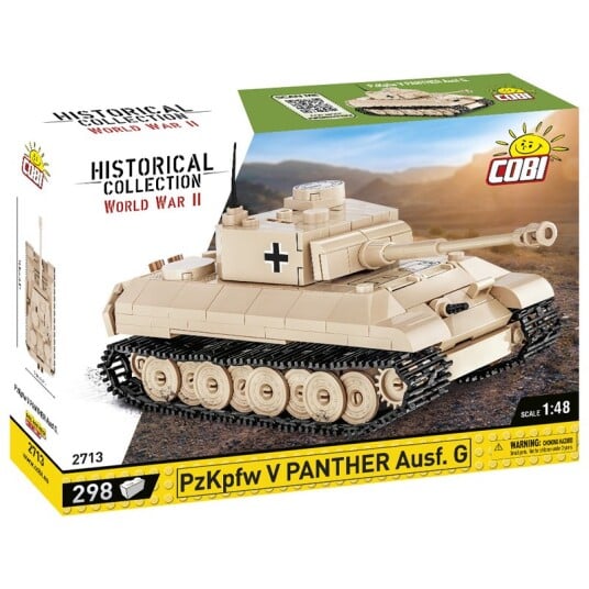 Cobi Historical Wwii Byggesett 298 Deler Pzkpfw V Panther Ausf.G Cobi Historical Wwii Byggesett 298 Deler Pzkpfw V Panther Ausf.G