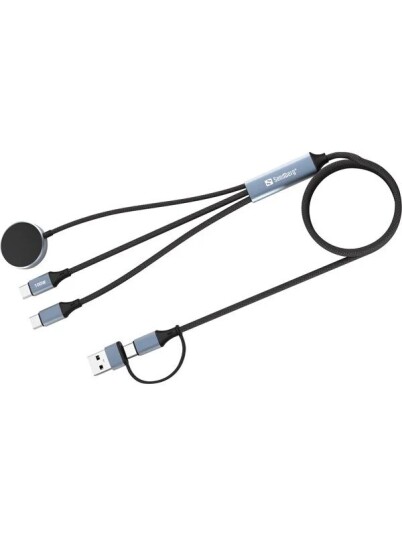 Sandberg 3 in 1 Travel Cable 100W 441 69 Sandberg 3 in 1 Travel Cable 100W 441 69