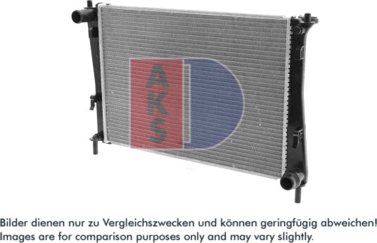 AKS DASIS 090016N Radiator motorkjøling AKS DASIS 090016N Radiator motorkjøling