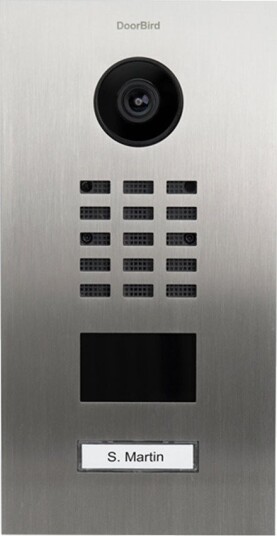 Doorbird Dørtelefon D2101V Video (Innfellingsmontert) Rustfritt Stål V2A