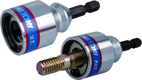 King Tony Bit Til Gjengede Boringer 12 Mm Til Skrumaskin 1/4" X 66 Mm (11,4–12,7 Mm)