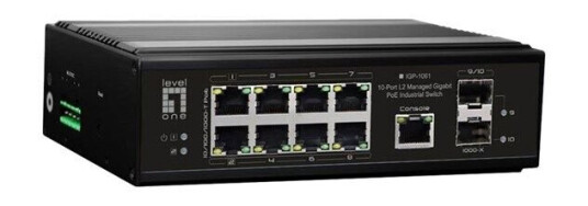 LevelOne IGP-1061 - switch -40C to 75C - 10 ports - Managed