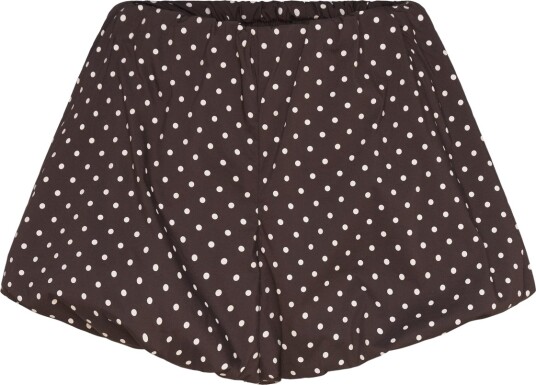 Gina Tricot Mini Balloon Shorts Brown L