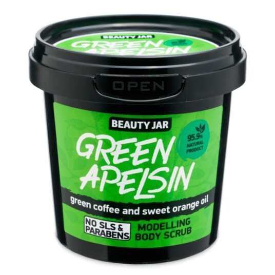 Beauty Jar Green Appelsin Body Scrub 200g Beauty Jar Green Appelsin Body Scrub 200g
