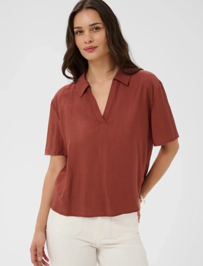 Kaffe Kaemily Blouse   Brown   38