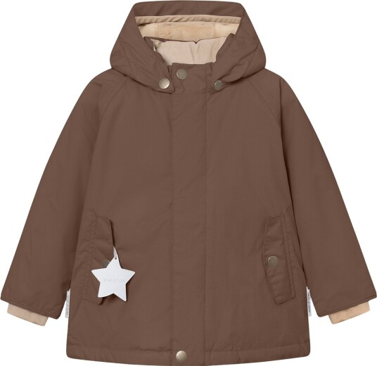 MINI A TURE Matwally Fleece Lined Winter Jacket. Grs CHESTNUT BROWN 122