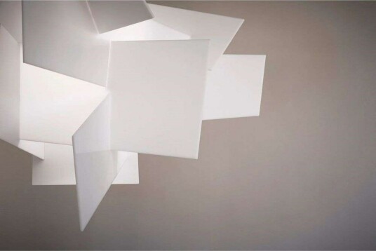 Big Bang LED Large Pendel Dimmbar Hvit Foscarini Plast
