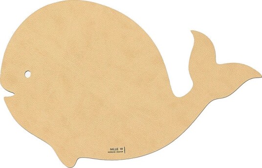 MiLLE W NORDISK DESIGN Bordskåner barn hval Beige