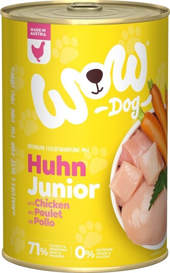 Wow Våtfôr Junior Kylling 24 X 400 G