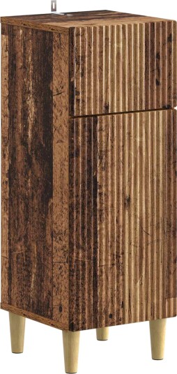 vidaXL Baderom Oppbevaringsskap ARNHEM Gammelt tre 30 x 31 x 80 cm