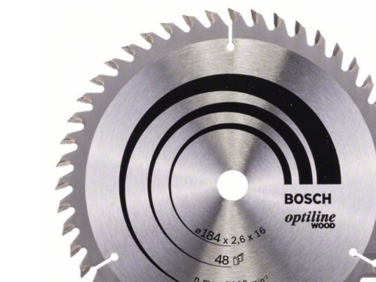 Bosch Rundt Spareblad Optisk Ø184x2,6X16mm 48T