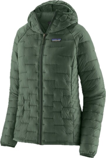 Patagonia W"s Micro Puff Hoody Canopy Green M