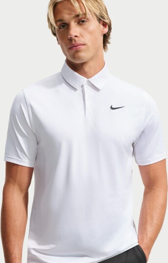 Nike Velocity M Dri Fit Golf Polo Hvit Golf pologenser herre White Black Large