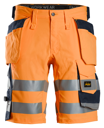 Snickers Workwear 6135 Shorts varsel, oransje Varsel, Oransje, Klær