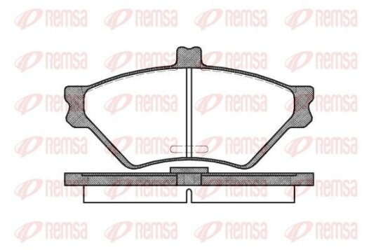 Bremseklosser REMSA 0574.00 Bremseklosser REMSA 0574.00