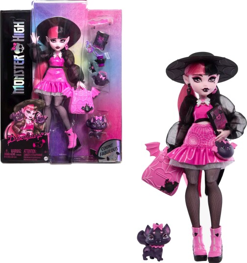 Monster High Core Draculaura Dukke 4+ år Monster High Core Draculaura Dukke 4+ år