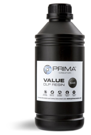 Prima PrimaCreator Value DLP / UV Resin 1000 ml Svart 7340002114477 Prima PrimaCreator Value DLP / UV Resin 1000 ml Svart 7340002114477