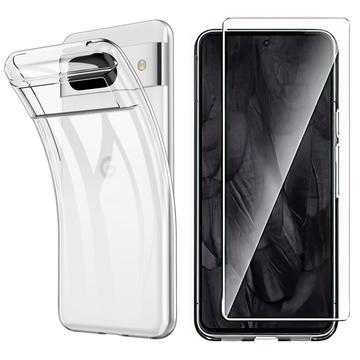 Google Pixel 8 Pro Saii 2-i-1 TPU-deksel / Beskyttelsesglass